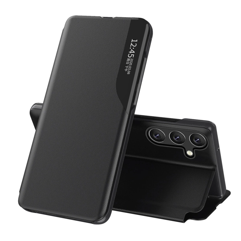 Eco Leather View Case Samsung Galaxy S25+ Black
