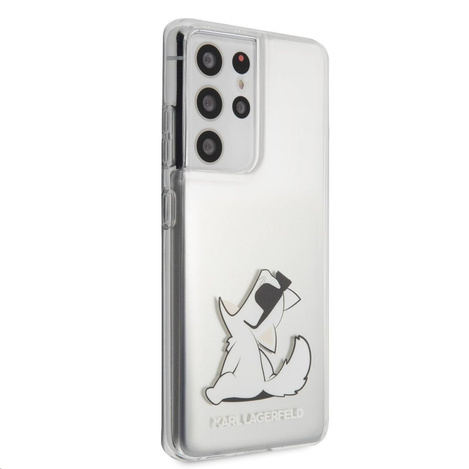 Karl Lagerfeld KLHCS21LCFNRC S21 Ultra G998 hardcase transparent Choupette Fun
