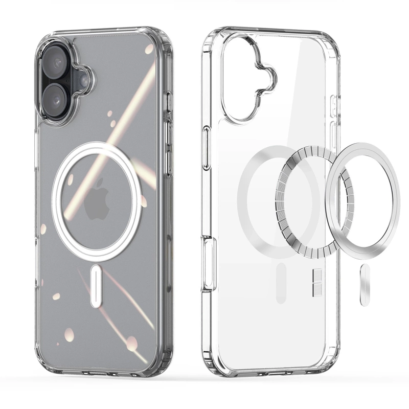 Etui Dux Ducis Clin Mag z MagSafe na iPhone 16 Plus - przezroczyste