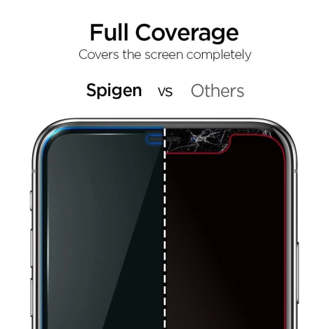 Szkło Hartowane Spigen Alm Glass Fc Iphone 11 Black