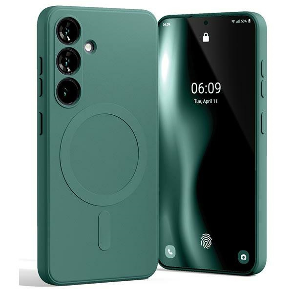 Mercury MagSafe Semi-Silicone Sam S24 G921 zielony /green