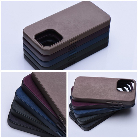 Woven Mag Cover kompatybilne z MagSafe do IPHONE 13 PRO MAX burgundowy