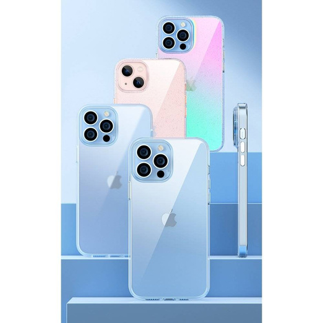 Kingxbar Elegant Series Hülle iPhone 13 Pro Max Hülle Rückseite transparent