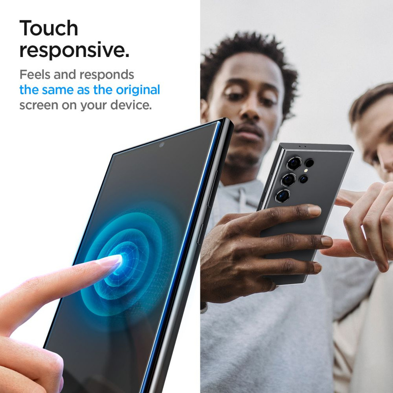 Spigen Glas.tR EZ Fit gehärtetes Glas für Samsung Galaxy S24 Ultra - 2 Stk.
