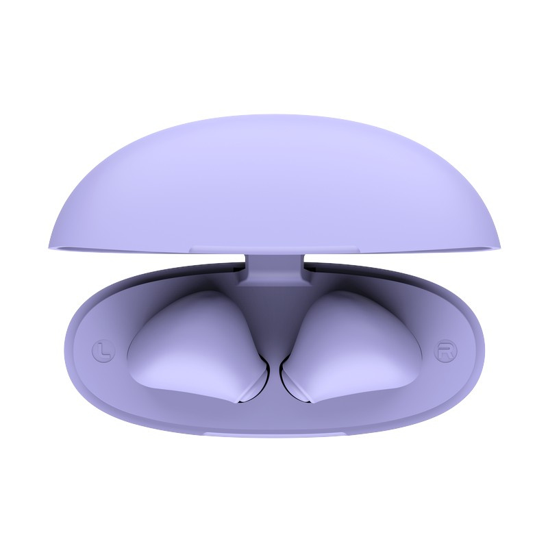 Trust Yavi - Bezprzewodowe słuchawki douszne Bluetooth TWS z etui ładującym & ENC (Fioletowy)