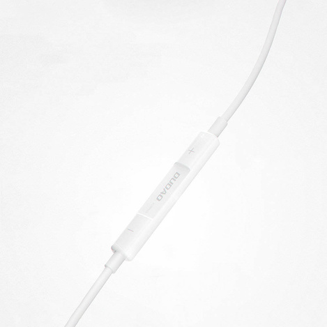 Dudao X14PROL-W1 Earphones with Lightning Connector white (X14PROL-W1)