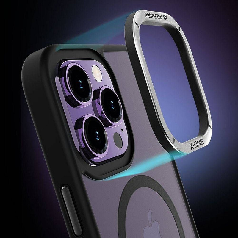 Futerał X-ONE Dropguard Magnetic Case Air (kompatybilny z MagSafe) - do Apple iPhone 15 Pro czarny