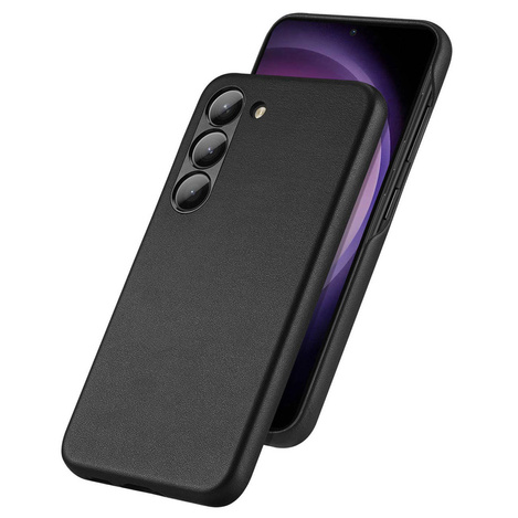 Dux Ducis Grit case for Samsung Galaxy S23+ elegant cover made of artificial leather MagSafe black