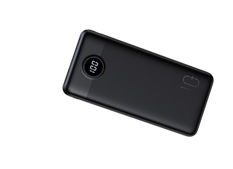 Bateria zewnętrzna (Powerbank) VEGER L10 - 10 000mAh LCD czarny (W1105)