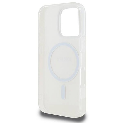 DKNY DKHMP16LHRHSEP iPhone 16 Pro 6.3" różowy/pink hardcase Repeat texture patern & Stripe MagSafe