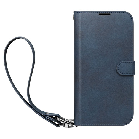 Spigen Wallet S Pro case for iPhone 15 Pro - navy blue