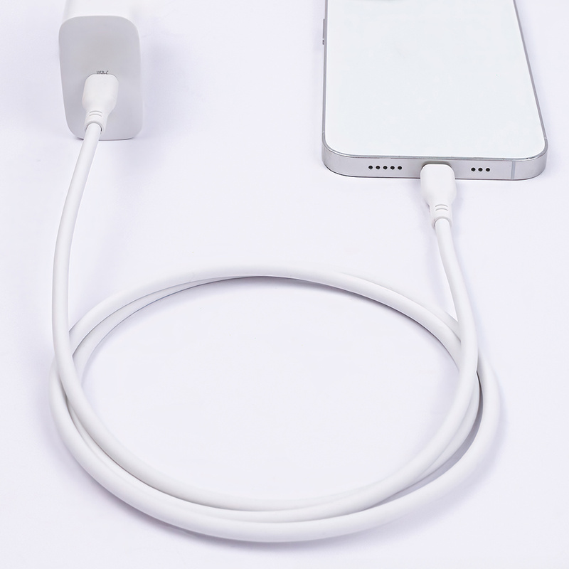 Maxlife kabel MFi MXUC-10 USB-C - Lightning 1,0 m 27W biały
