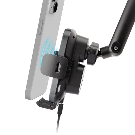 Uchwyt z ładowarką bezprzewodową SBS TESUPEXTWIR15W 15W - czarny