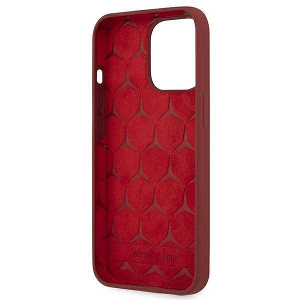 Mercedes MEHCP13XSILRE iPhone 13 Pro Max 6.7 &quot;red / red hardcase Silicone Line