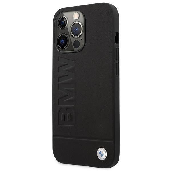 Etui BMW BMHMP14SSLLBK iPhone 14 6,1" czarny/black hardcase Signature Logo Imprint Magsafe