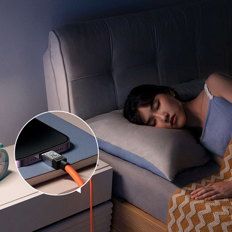 USB - Lightning 2,4A 1m Kabel Baseus CoolPlay - schwarz