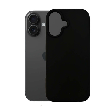 3MK Silicone Case iPhone 16 Plus 6.7" czarny/black