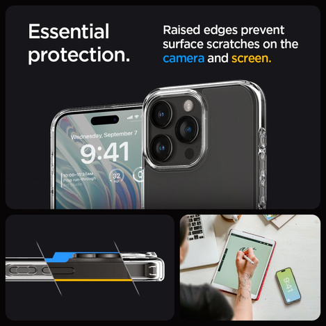 Spigen ULTRA HYBRID IPHONE 15 PRO FROST KLAR
