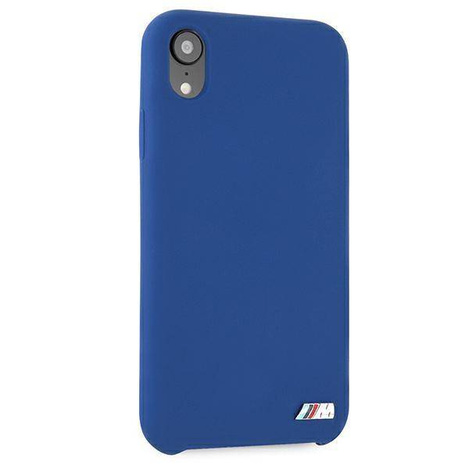 Original Case IPHONE XR BMW Hardcase Silicone M Collection (BMHCI61MSILNA) blue