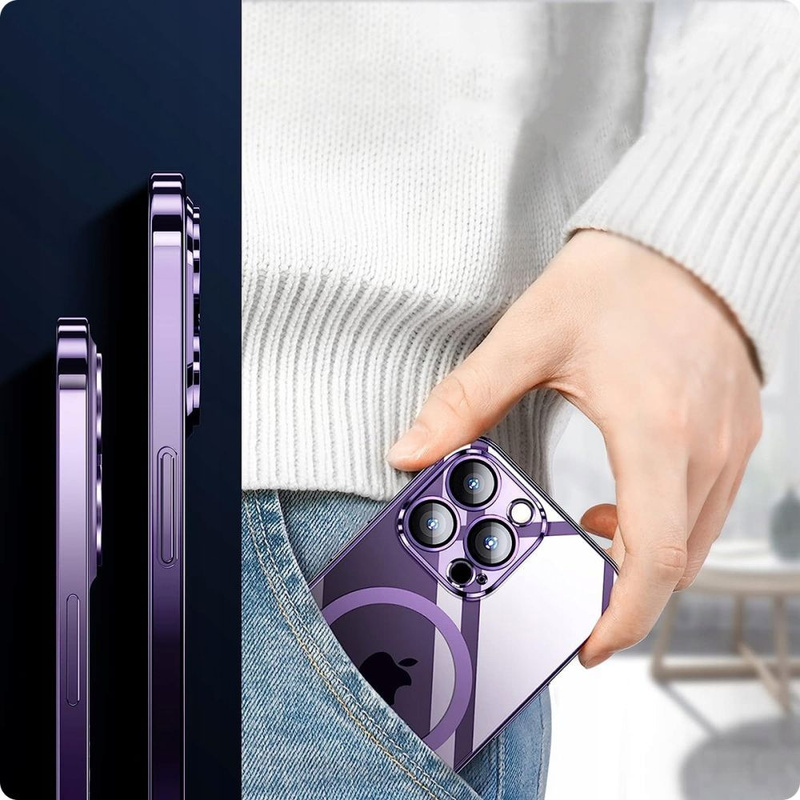 Etui APPLE IPHONE 15 Tech-Protect MagShine złote