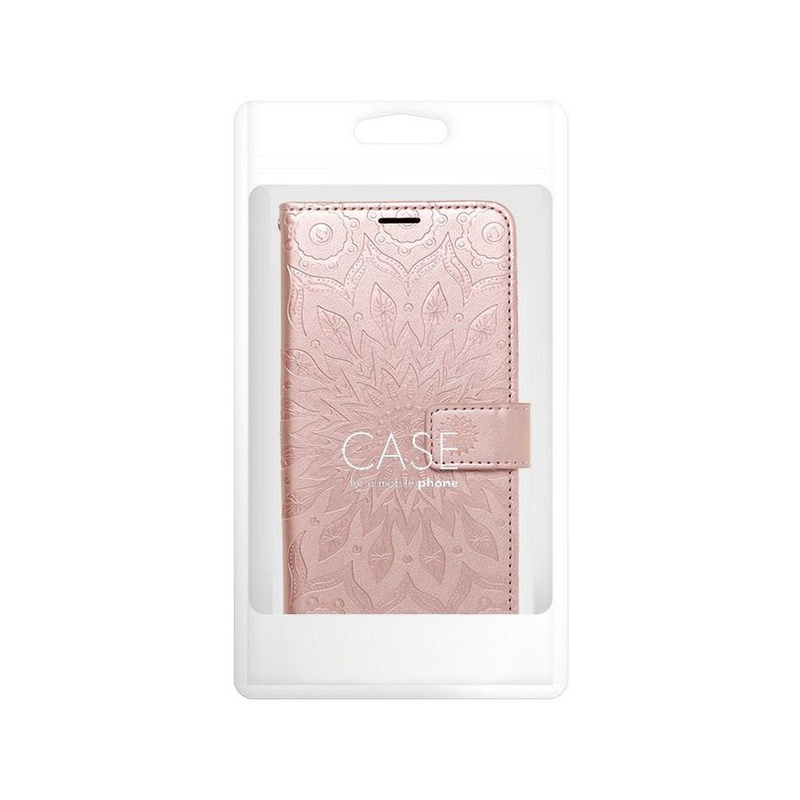 Kabura MEZZO Book do SAMSUNG S25 mandala złoty róż