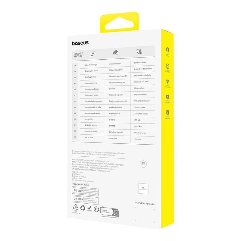 Schutzhülle APPLE IPHONE 15 PRO MAX Baseus OS-Lucent Series transparent