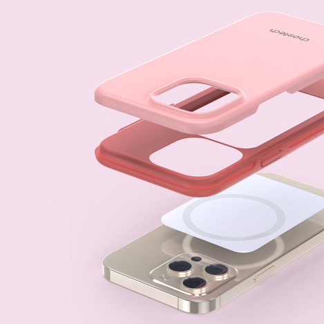Choetech MFM Anti-drop case etui do iPhone 13 Pro Max różowy (PC0114-MFM-PK)