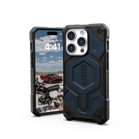 Etui UAG Monarch Pro z MagSafe do iPhone 15 Pro - ciemnoniebieskie