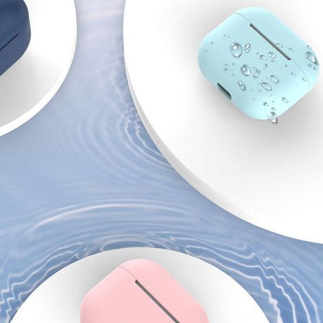 Case für AirPods Pro Silikon-Softcover für Kopfhörer schwarz (Case C)