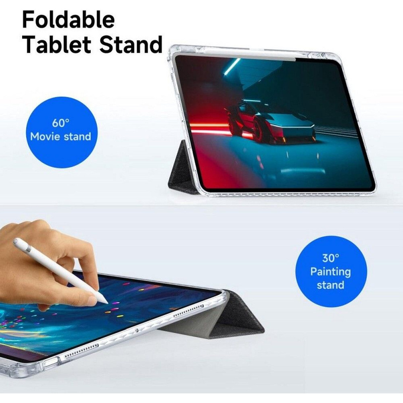 DUX DUCIS etui UNID składane z miejscem na rysik do iPad Pro 13 (2024) czarne