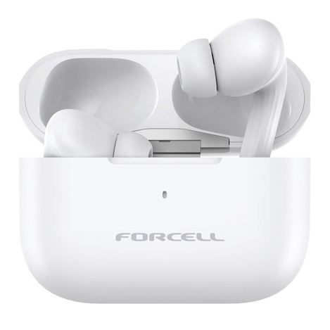 FORCELL F-AUDIO słuchawki bezprzewodowe / bluetooth stereo TWS Master PRO białe