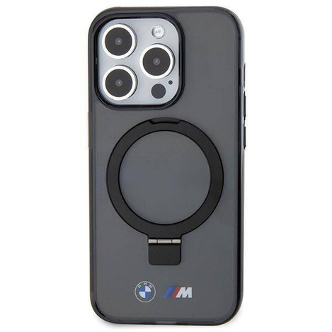 BMW Ring Stand M Collection MagSafe - Etui iPhone 15 Pro (czarny)