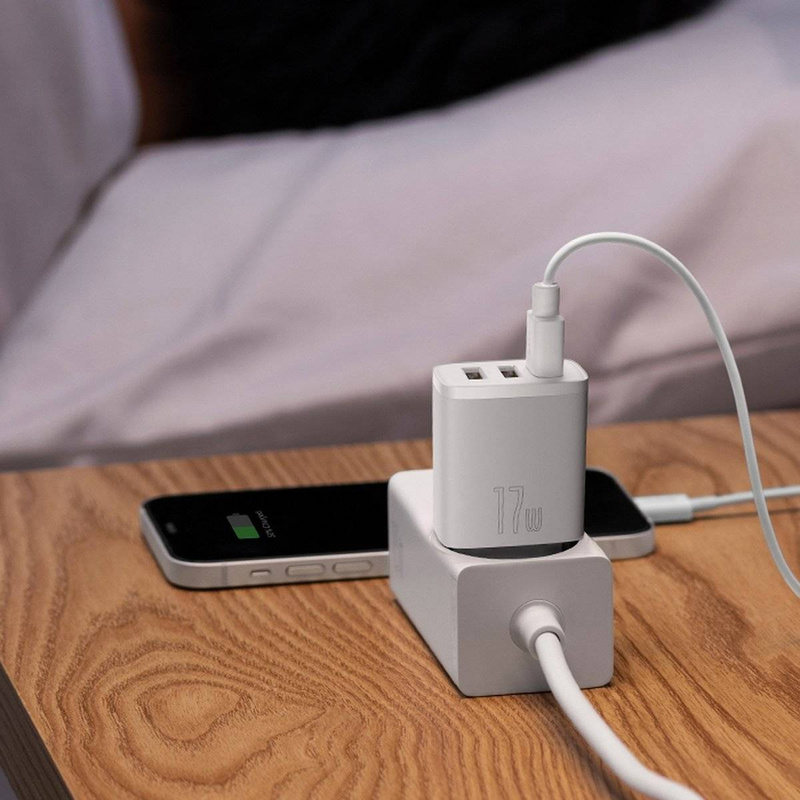 Baseus Compact Charger 3U 17W EU White