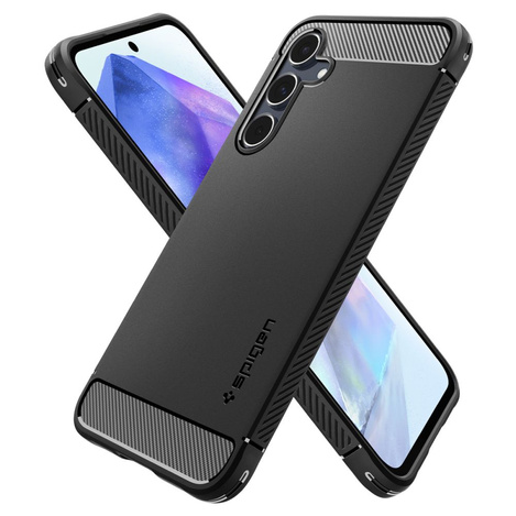 Etui SAMSUNG GALAXY A55 5G Spigen Rugged Armor Matte czarne
