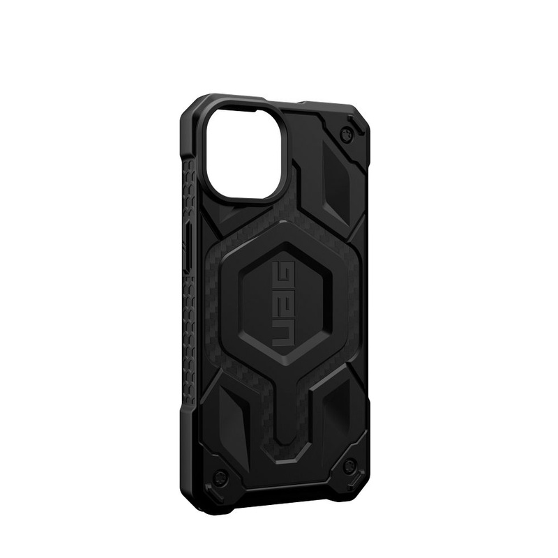UAG Monarch - protective case for iPhone 14 Plus compatible with MagSafe (carbon fiber)