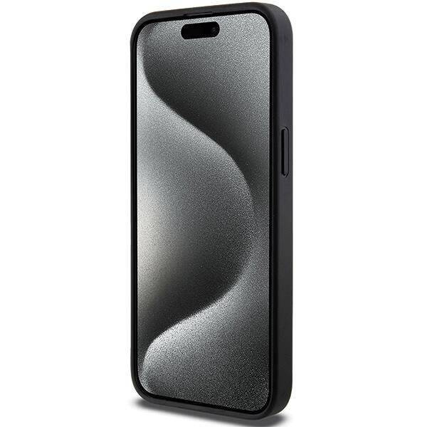 Karl Lagerfeld nakładka do iPhone 13 Pro 6,1&quot; KLHCP13LGSACHPK HC GRIPSTAND SAFFIANO CHOUPETTE PINS czarna