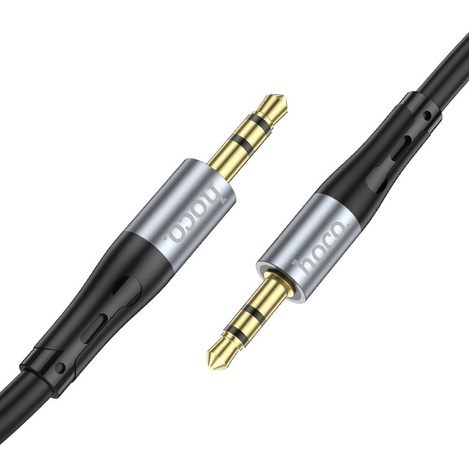 HOCO kabel AUX Jack 3,5 mm (męski) do Jack 3,5 mm (męski) UPA22 1 m czarny