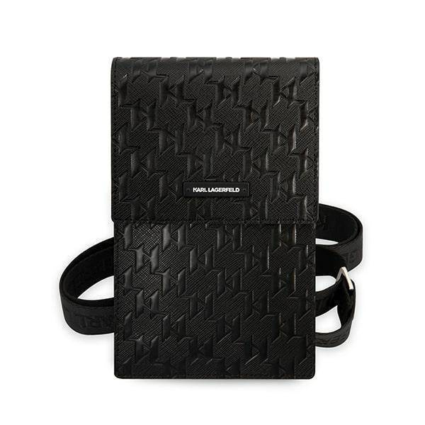 Bag Karl Lagerfeld Monogram Plate (KLWBSAMSMK) black