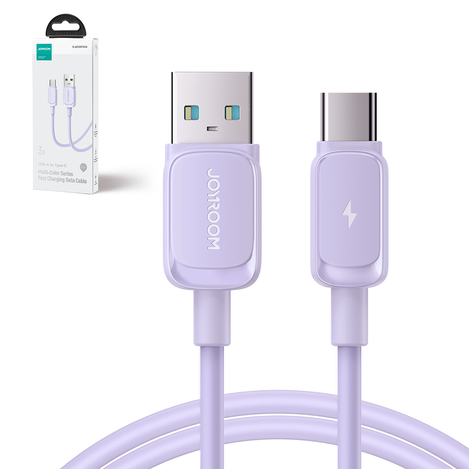 USB-Kabel - USB C 3A 1,2 m Joyroom S-AC027A14 - lila