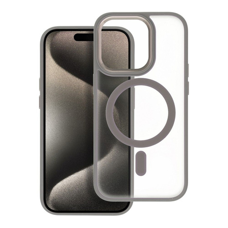 Futerał MATTE MAG COVER kompatybilny z MagSafe do IPHONE 16 Pro Max tytanowy