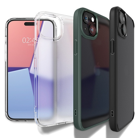 SPIGEN ULTRA HYBRID IPHONE 15 PLUS CRYSTAL CLEAR