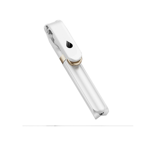 Zestaw / uchwyt selfie z pilotem na bluetooth tripod LED  SSTR-20 biały