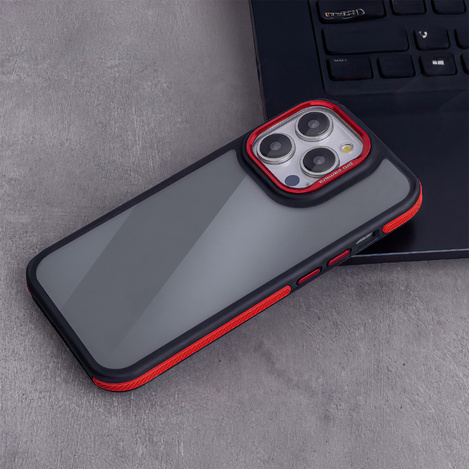 Nakładka Crystal Black do iPhone 14 Pro 6,1&quot; czerwona