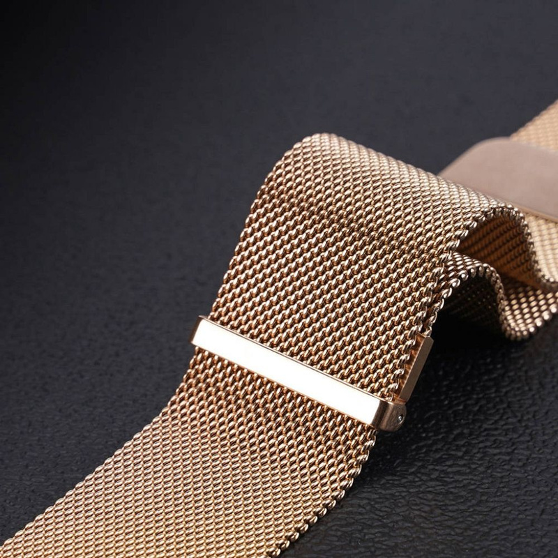 Dux Ducis Magnetic Strap Band For Samsung Galaxy Watch / Huawei Watch / Honor Watch / Xiaomi Watch (22mm band) Magnetic Band Gold (Milanese Version)