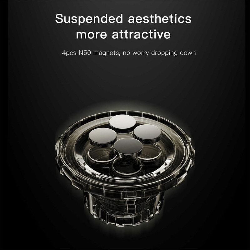 FORCELL F-Grip IronSecure uchwyt samochodowy do szyby/deski magnetyczny czarny