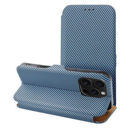 Kabura FOLIO Side Magnet do IPHONE 14 PRO MAX niebieski