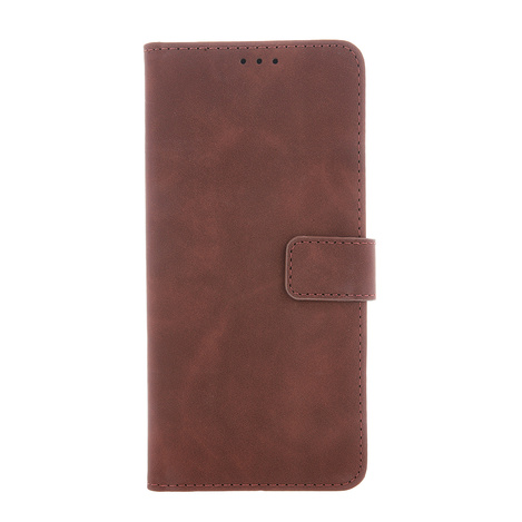 Etui Smart Velvet do Motorola Moto G24 / G04 brązowe