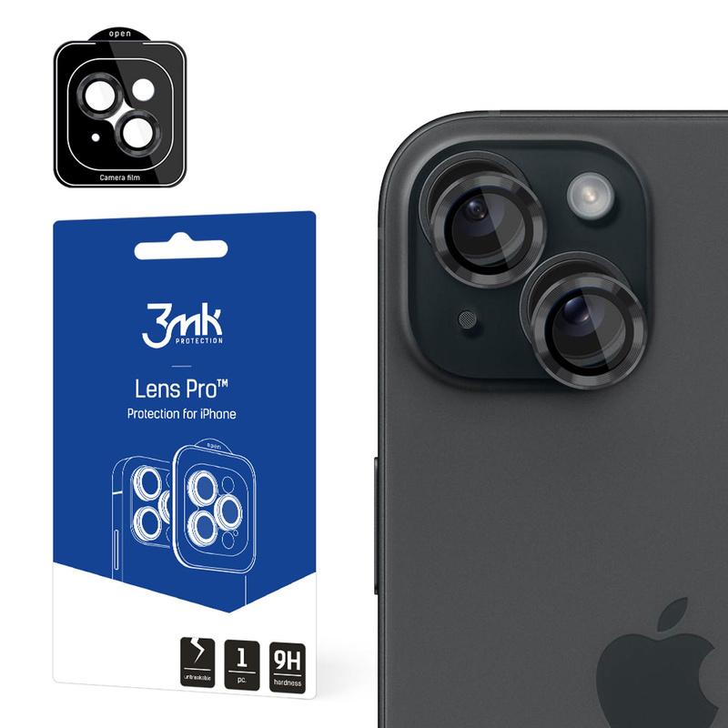 Apple iPhone 15 – 3mk Lens Protection Pro Graphite