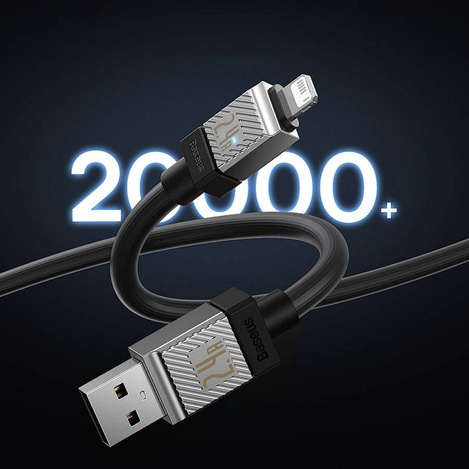 USB C - Lightning 20W 1m cable Baseus CoolPlay - black