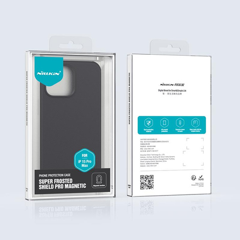 NILLKIN SUPER SHIELD PRO MAGNETIC IPHONE 15 PRO MAX (6.7), BLACK / CZARNY